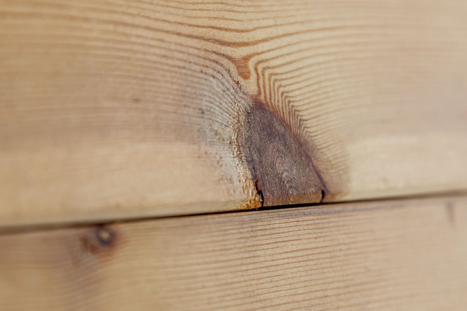 Wat is een knoest of kwast in hout?